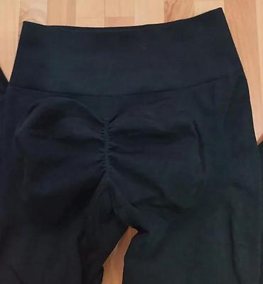 Helanke, biciklistički šortsevi: Ženske sportske helanke – crne, visok struk - Model: duge helanke sa — 11