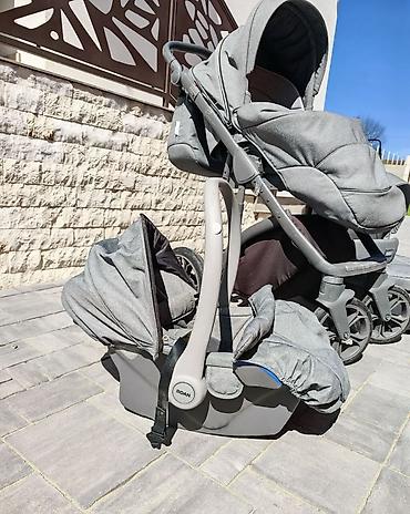 bebe_roza free: Kolica za bebe 3 u 1 – Roan Set uključuje: - Ram kolica sa velikim — 8