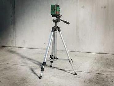 Laserski daljinomeri: PARKSIDE laserski nivelator sa aluminijumskim stativom Opis: - — 9