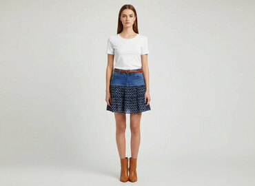 spódnice tiul czerwone: Janina, Women`s skirt, size S