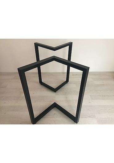 karta: Masa ayaqları və dayaq bazaları – qara metal Təsvir: - Müxtəlif masa — 3