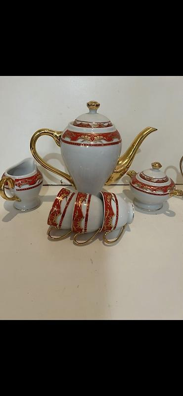 caynı servis: Çay dəsti, rəng - Ağ, Farfor — 2
