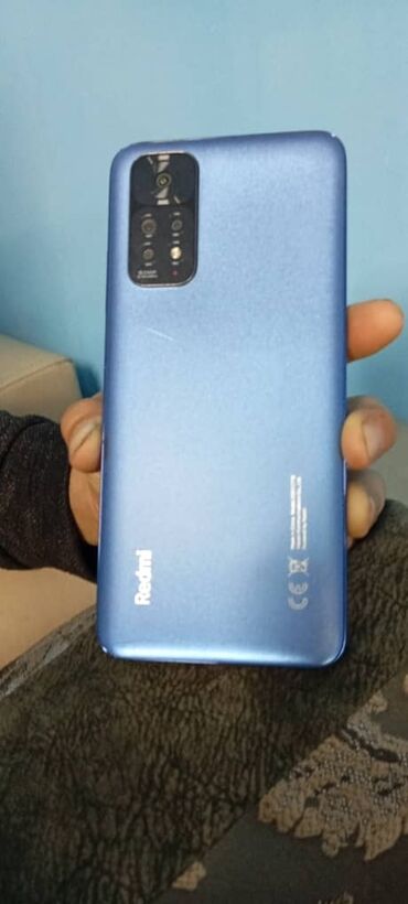 телефон нот 10: Xiaomi, Redmi Note 11, Б/у, 64 ГБ, цвет - Синий, 2 SIM