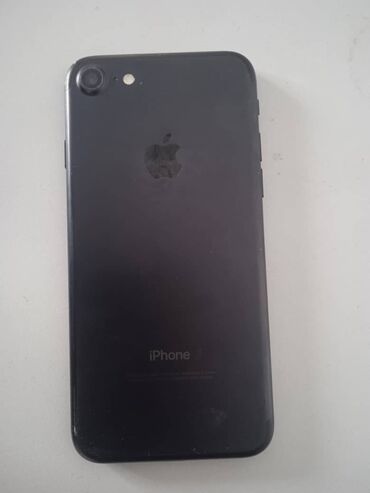Apple iPhone: IPhone 7, Б/у, 256 ГБ, Черный, Защитное стекло, Чехол, 100 %