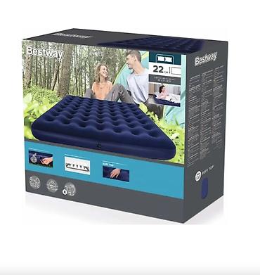 Другое для спорта и отдыха: 🛏️ НАДУВНОЙ МАТРАС BESTWAY 67004 С ВЕЛЮРОВЫМ ПОКРЫТИЕМ 📏 Размеры: ?22 — 11