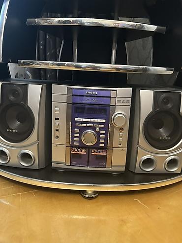 kaset dvd: Samsung mini audio mərkəzi – 2 dinamikli stereo sistem - Model — 1