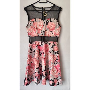 jakne sa krznom beograd: Zara M (EU 38), color - Multicolored, Cocktail, Without sleeves