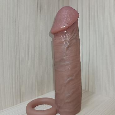 Товары для взрослых: Реалистичная насадка на пенис премиум качества. Код товара: *N70 — 5