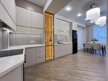снять квартиру в частном секторе: 4 бөлмө, 131 кв. м, Элитка, 5 кабат, Дизайнердик ремонт