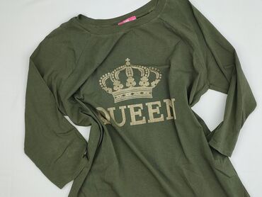 bluzki z nadrukiem 3d: Women's blouse, 3XL (EU 46)