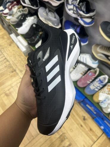 зимные кроссовки: Кроссовки для бега и трейла Adidas Terrex с мембраной GORE‑TEX. -