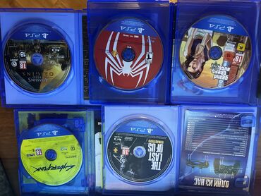 playstation 4 oyun diskleri: Har disk ideal vaziyte 1 zizih yohtur gta 5 premium-30m spider man