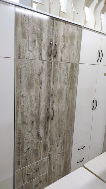 Шкафы для одежды: Шкафы новые Шифонер новый из российкого ламината Ширина 80см Высота 2м — 8