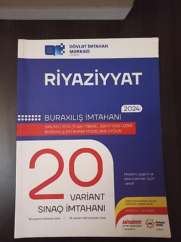 informatika codera 2026 pdf: Riyaziyyat 9-cu sinif, 2024 il, Ödənişli çatdırılma — 1