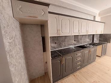 Sifarişlə mətbəx mebeli: Sifarişlə mətbəx dəsti, Özü çəkən petlələr, MDF, Kredit yoxdur, Rayonlara çatdırılma, Pulsuz çatdırılma — 11