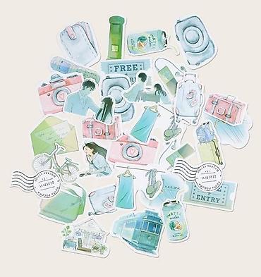 CD, DVD диски: Набор декоративных наклеек для дневника / скрапбукинга / декора — 3