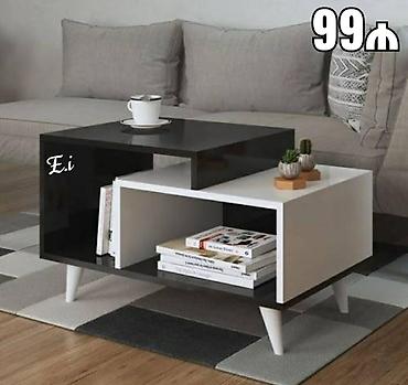 xam mdf: Mebelin növü: Qəhvə/Jurnal masası Model: İki rəngli (qara–ağ) — 1