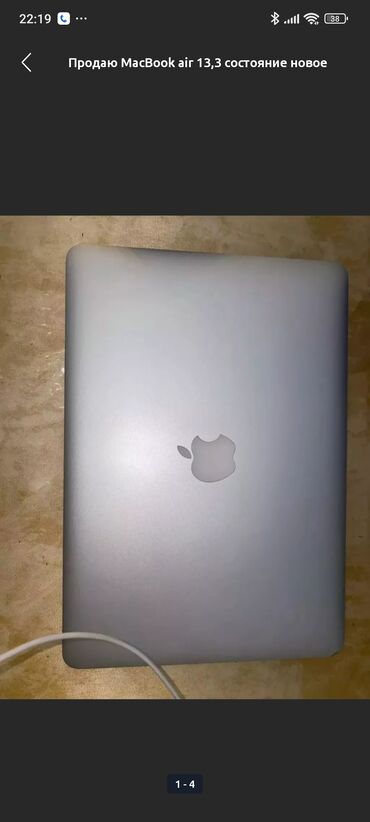 macbook air 13 m1: Ультрабук, Apple, 8 ГБ ОЗУ, Intel Core i5, 13.3 ", Новый, Для работы, учебы, память SSD