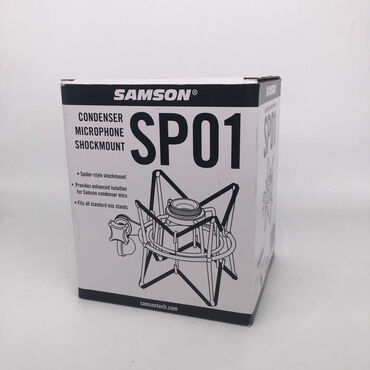 mikrafon pc: Mikrofon tutacağı "Samson Shockmount"