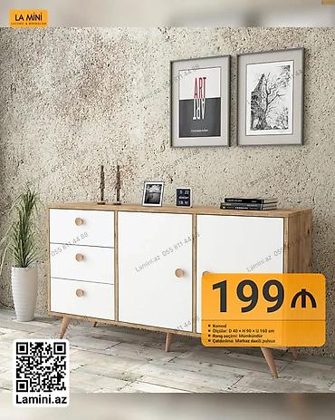 Komodlar: KOMOD – LA MINI - Dizayn: Skandinaviya üslubunda, ağ ön panellər və — 1