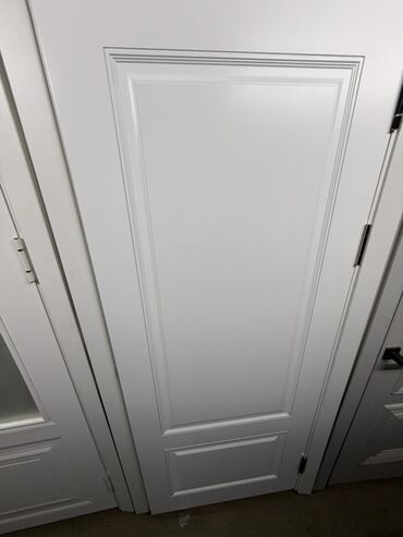 пластиковые двери межкомнатные: Межкомнатная глухая дверь, МДФ, Окрашенная, цвет - Белый