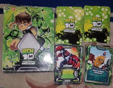 kreativne igre lake za djake cetvrtake: Ben 10 igra sa karticama. Ima 40 karata. Igra u dvoje i svaki igrac
