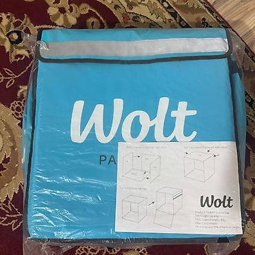 Оборудование для ресторанов, кафе: Wolt Partner termo çatdırılma çantası - Rəng: göy (Wolt loqolu) — 3