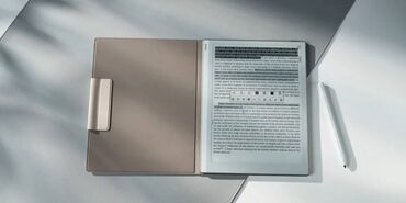 электронная машинка: Электрондук китеп, Onyx Boox, Колдонулган, 10" - 11", Bluetooth, түсү - Саргыч боз