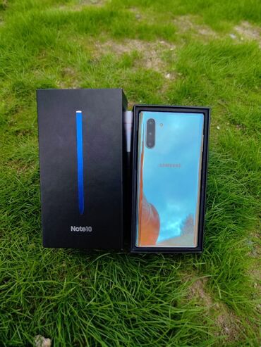 samsunq not: Samsung Note 10, 256 GB, rəng - Qara, Düyməli, Barmaq izi