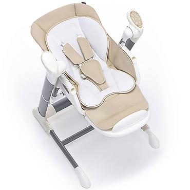 Столы для кормления: ✨ Nuovita Unico Lux Bianco Latte yemək stulu-yelləncək satılır 🤍 Çox — 3