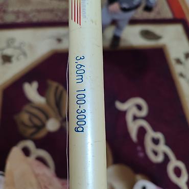 Ovçuluq və balıqçılıq: Balıqçılıq üçün ştanga və çarx seti - Uzunluq: 3,60 m - Test (atış — 4
