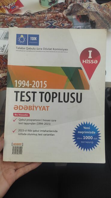 Kitablar, jurnallar, CD, DVD: 1994-2015 Ədəbiyyat 1hissə
içi yazılı deyil təmizdir