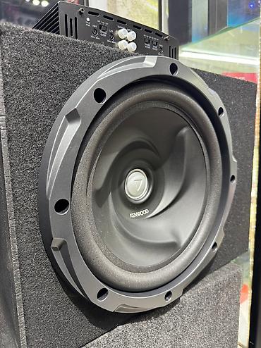 Автоэлектроника: Kenwood Сабвуфер + хороший усилитель и компактный короб! Все в — 8