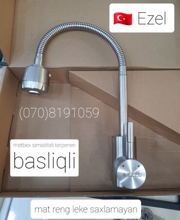 Mətbəx kranları: Metbex ucun simistiteler moykalar Her nov model movcutdur Hamam ucun — 28