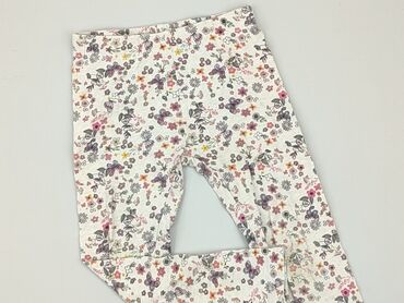 letnia zielona sukienka w kwiaty: Leggings for kids, Little kids, 3-4 years, 98/104, condition - Good