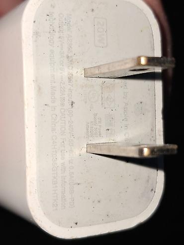 apple adapter 20w: Simsiz şarj cihazı Apple, 20 Vt, İşlənmiş — 2