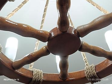 Çilçıraqlar: Çılçıraq, 6 lampa, Taxta — 3