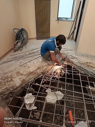 Beton işləri: Beton kəsmə xidməti - Divar, döşəmə və tavanlarda dəqiq və səliqəli — 29
