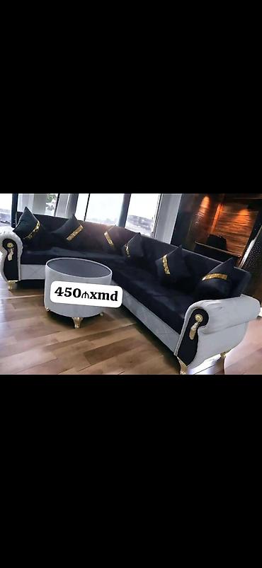 Divan və kreslo dəstləri: Məhsul: Künc divan dəstləri - Ölçülər: 280 × 200 sm (şəkildə qeyd — 12