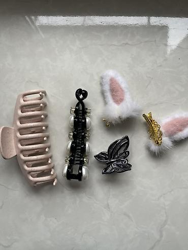 Аксессуары для волос: Аксессуар для волос, Заколка, Женские, Материал: Пластик — 1