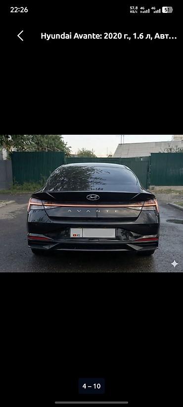 roewe ei6: Hyundai Avante: 2020 г., 1.6 л, Автомат, Газ, Седан — 3