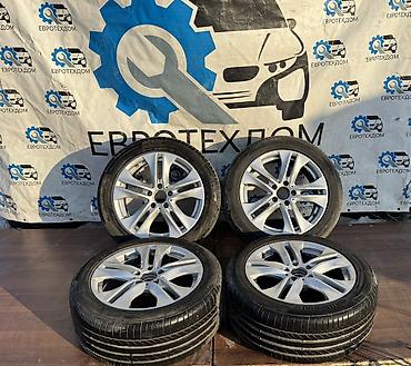 Колеса в сборе 245 / 45 / R 17, Лето, Б/у, Комплект, Легковые, Литые, отверстий - 5