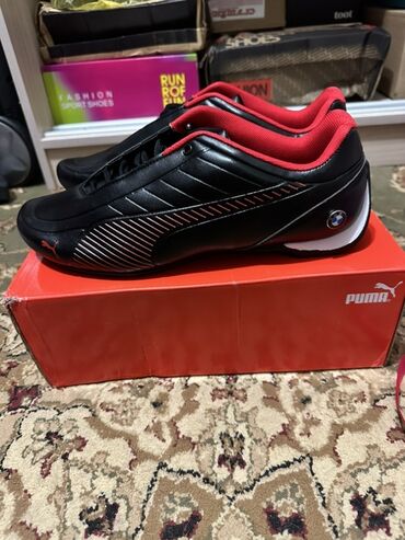 тапочки бмв: Мужские кроссовки, 43, Puma, Новый, цвет - Черный, Самовывоз, Платная доставка