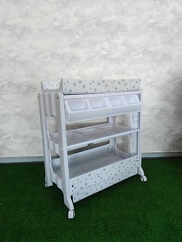 baş ortusu: 🛁🤍 AYKIDS – BABY ELEGANCE VANNALI ALT DƏYİŞMƏ MASASI ⭐👶 ✨ Bir — 7