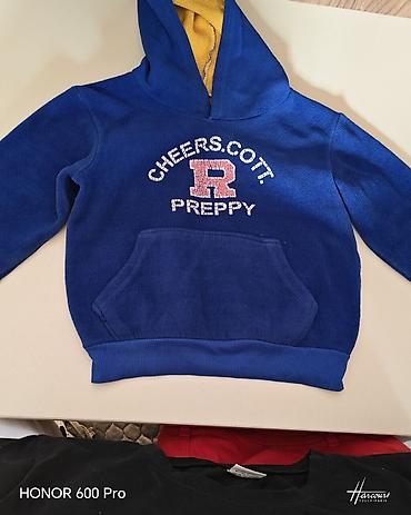 cool geyimler: Uşaq üçün kapüşonlu sviter (hoodie) - Rəng: parlaq krallıq mavilisi — 1