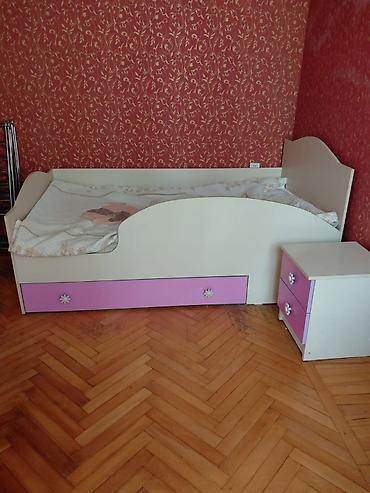 genc qiz mebelleri: Uşaq/yeniyetmə otağı üçün komplekt mebel dəsti Rəng: krem + çəhrayı — 4