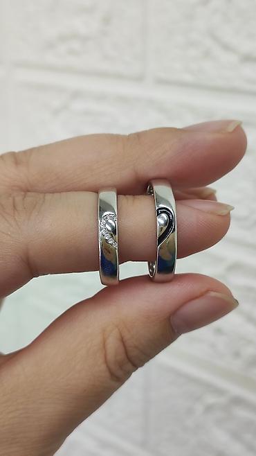 Серебряные кольца: Кольцо, Обручальное, Проба 925, Унисекс, Новый — 4