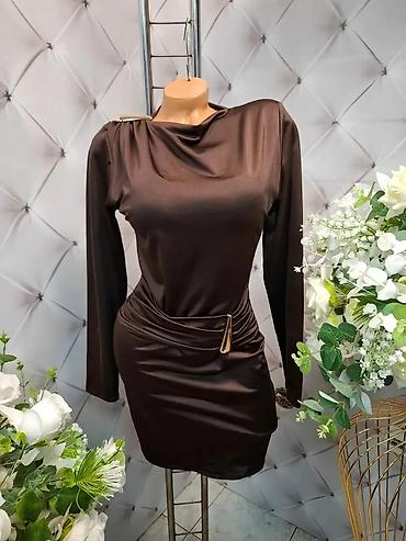 Haljine: Elegantne ženske haljine – večernji modeli sa dugim rukavima - — 7