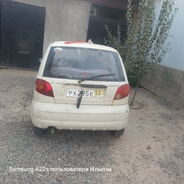 инструмент для кузова: Daewoo Matiz, 5‑дверный хэтчбек, белый цвет. Особенности и