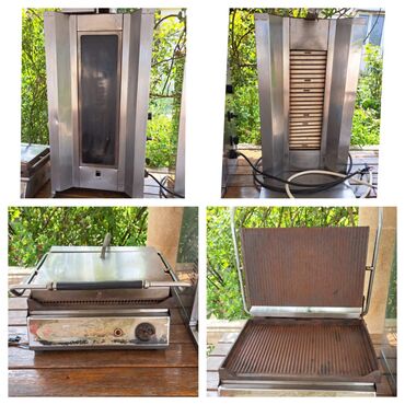 Restoran manqalları: Elektrik, 2 gözlü, Toster ilə